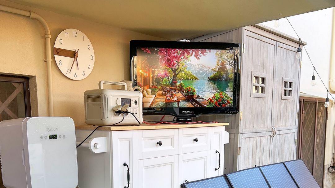 How to Power a TV While Camping