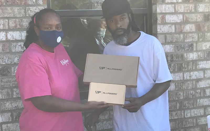 ALLPOWERS Donated Mutual Aid Disaster Relief