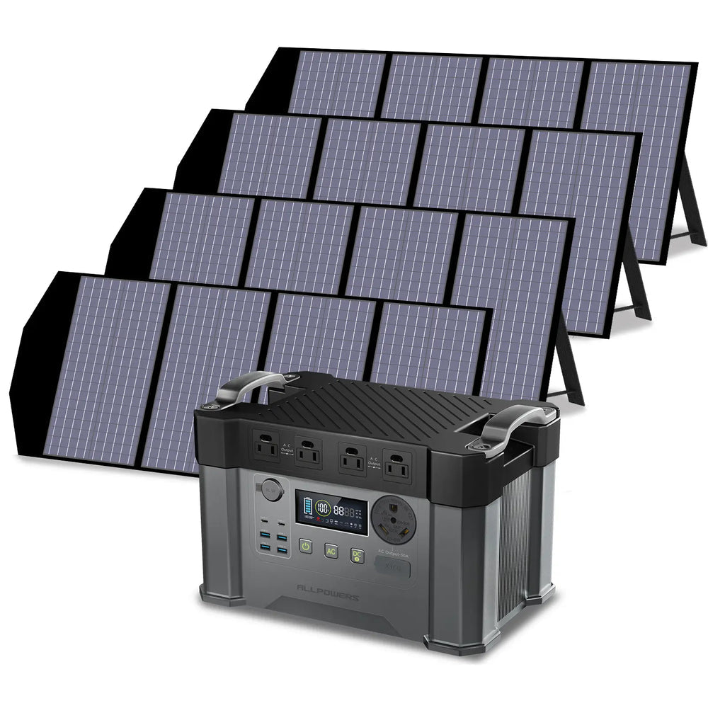 ALLPOWERS Solar Generator Kit 2400W (S2000 Pro + SP029 140W Solar Panel)