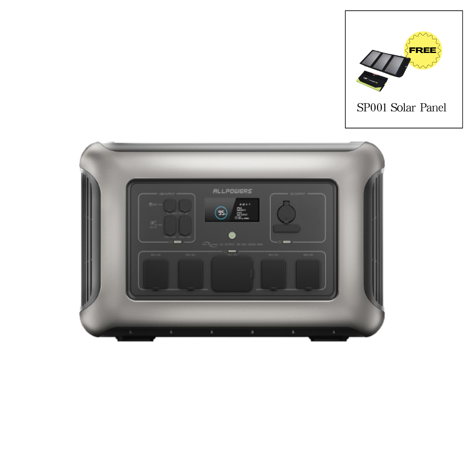 ALLPOWERS R3500 Home Backup Power Station 3200W 3168Wh