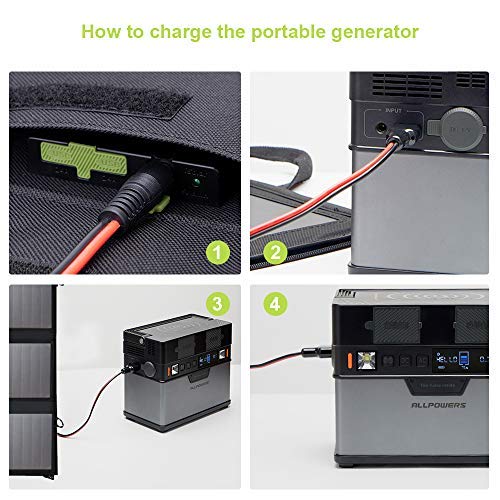 ALLPOWERS Solar Generator Kit 1500W (S1500 + SP012 100W Solar Panel)