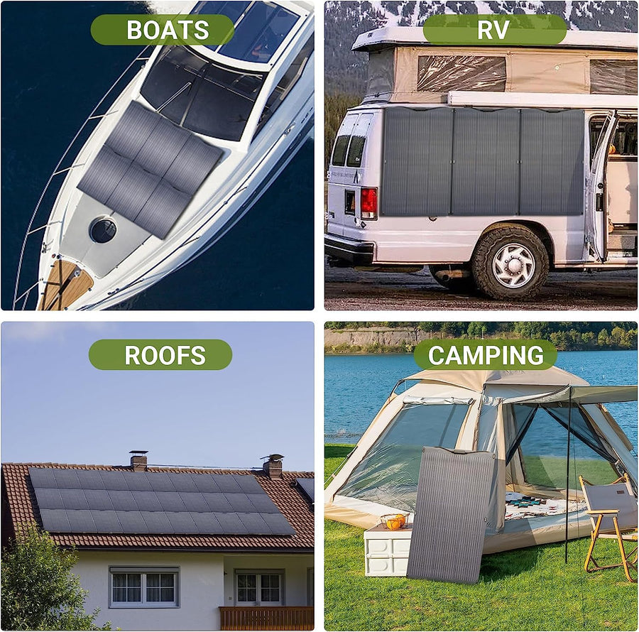 ALLPOWERS Solar Generator Kit 1500W (S1500 + SF200 200W Flexible Solar Panel)