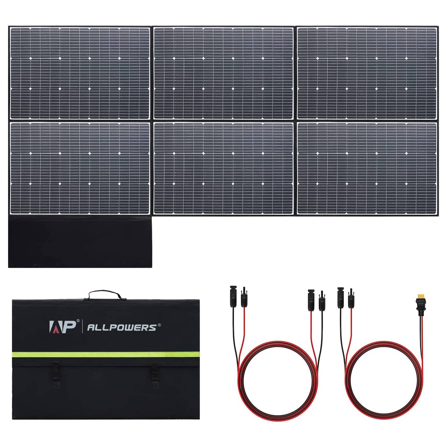 ALLPOWERS Solar Generator Kit 1800W (R1500 + SP039 600W Solar Panel)