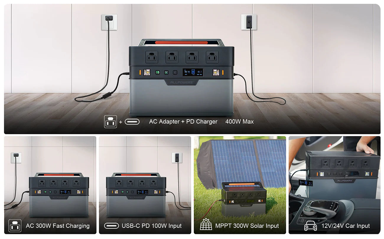 Multiple Charging Options