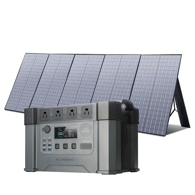 ALLPOWERS Solar Generator Kit 2400W (S2000 Pro + SP037 400W Solar Panel)