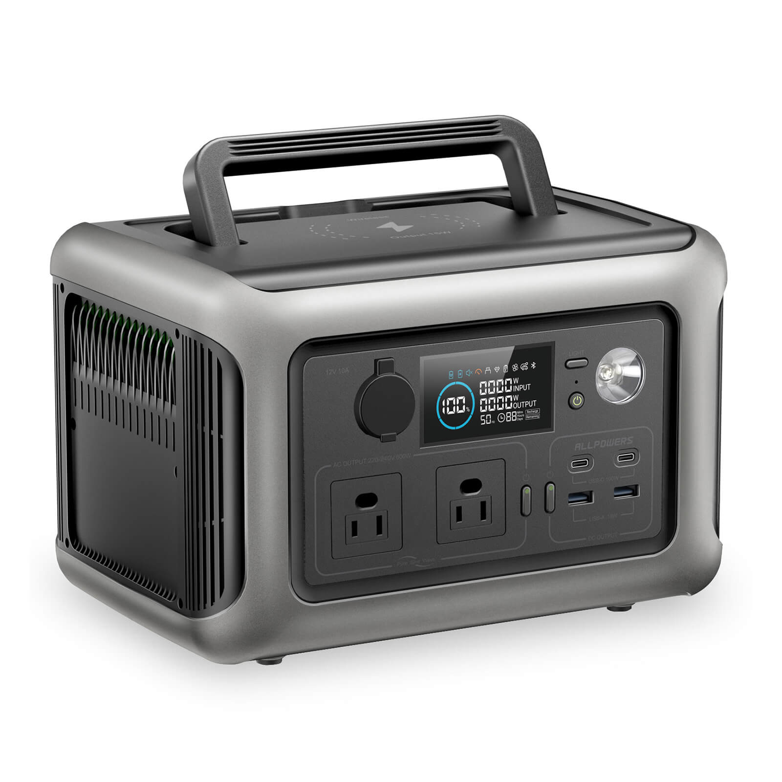 ALLPOWERS R600 Portable Power Station 600W 299Wh LiFePO4 Battery
