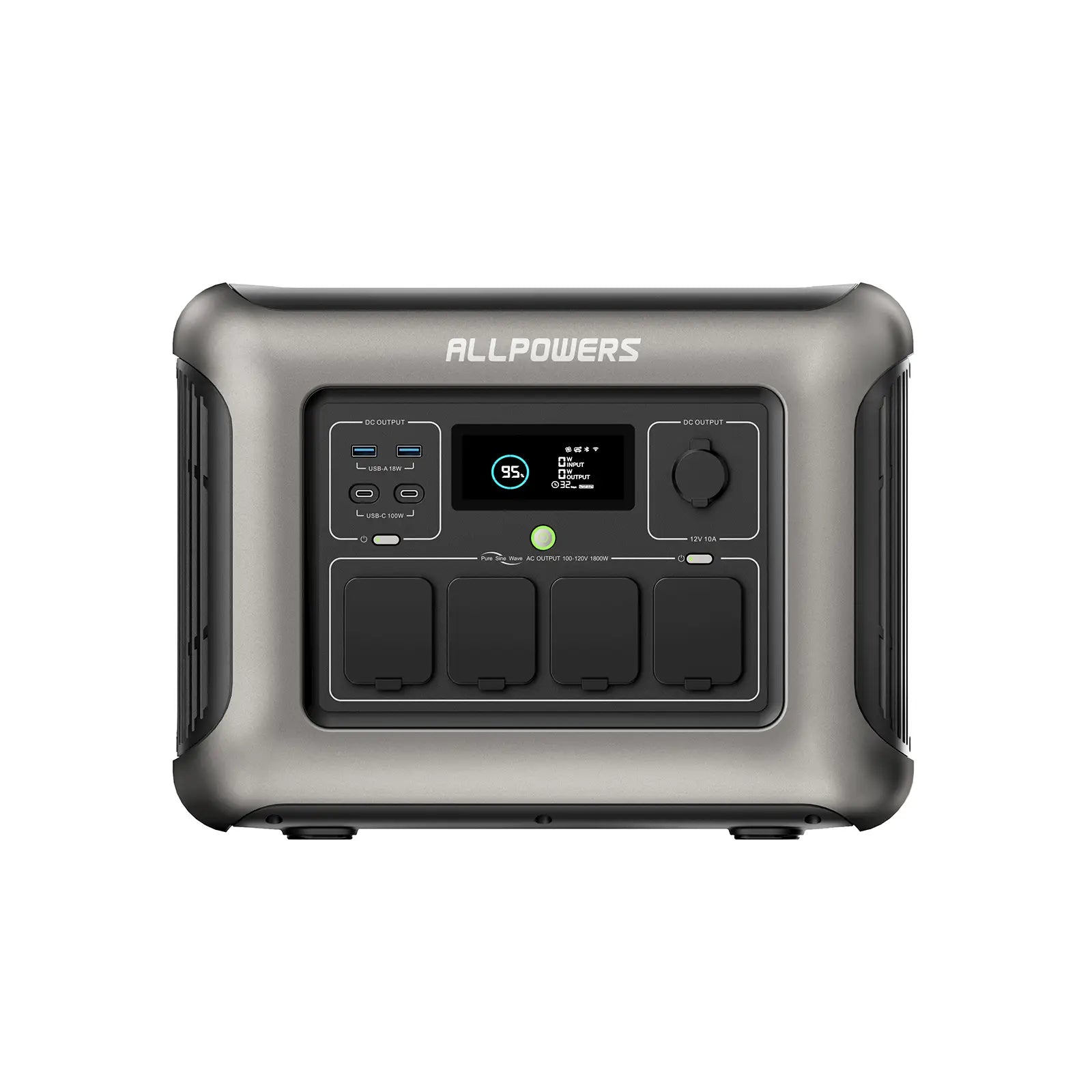 ALLPOWERS R1500 Portable Power Station 1800W 1152Wh LiFePO4 Battery (Refurbished)