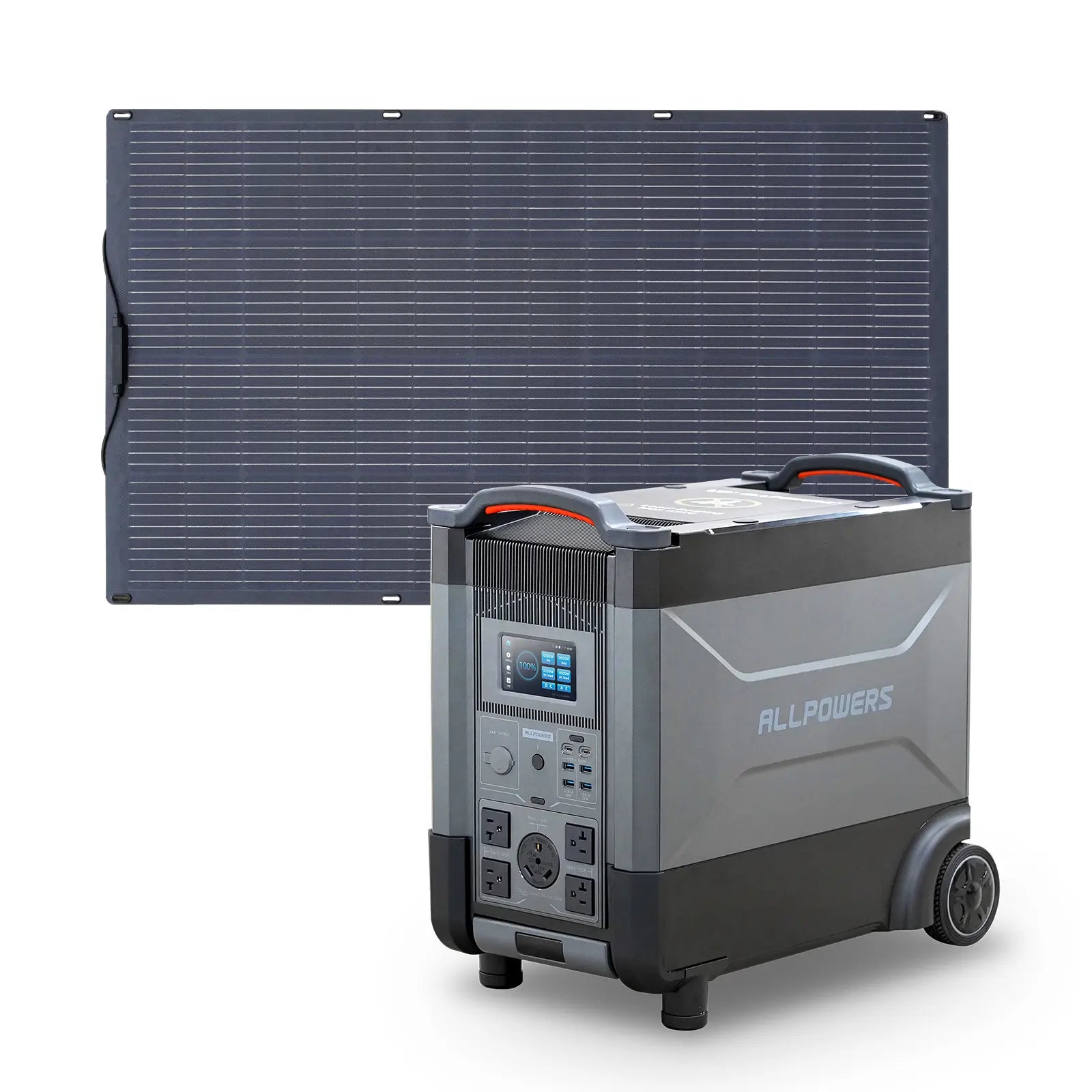 ALLPOWERS Solar Generator Kit 3600W (R4000 + SF200 200W Flexible Solar Panel)