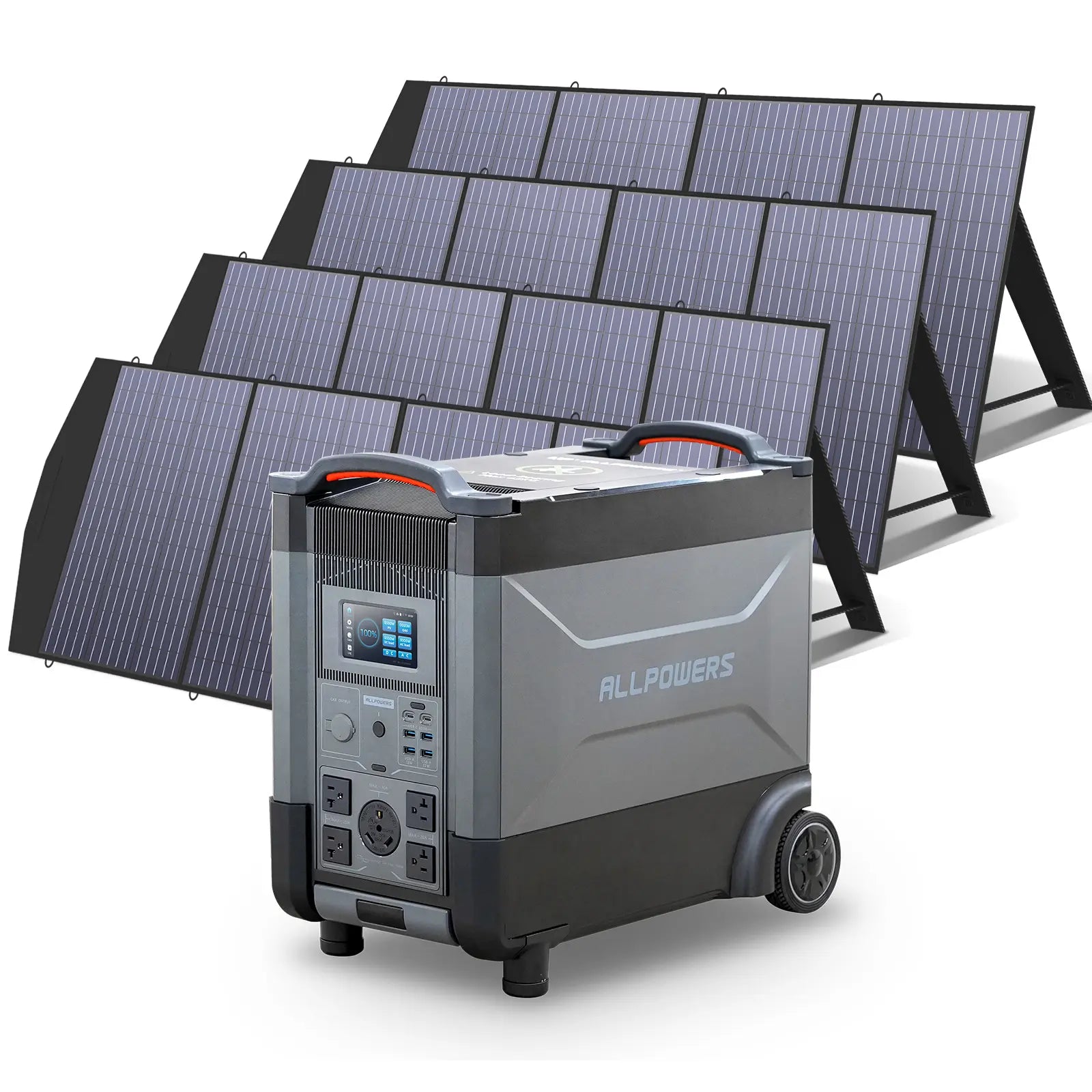 ALLPOWERS Solar Generator Kit 3600W (R4000 + SP033 200W Solar Panel)
