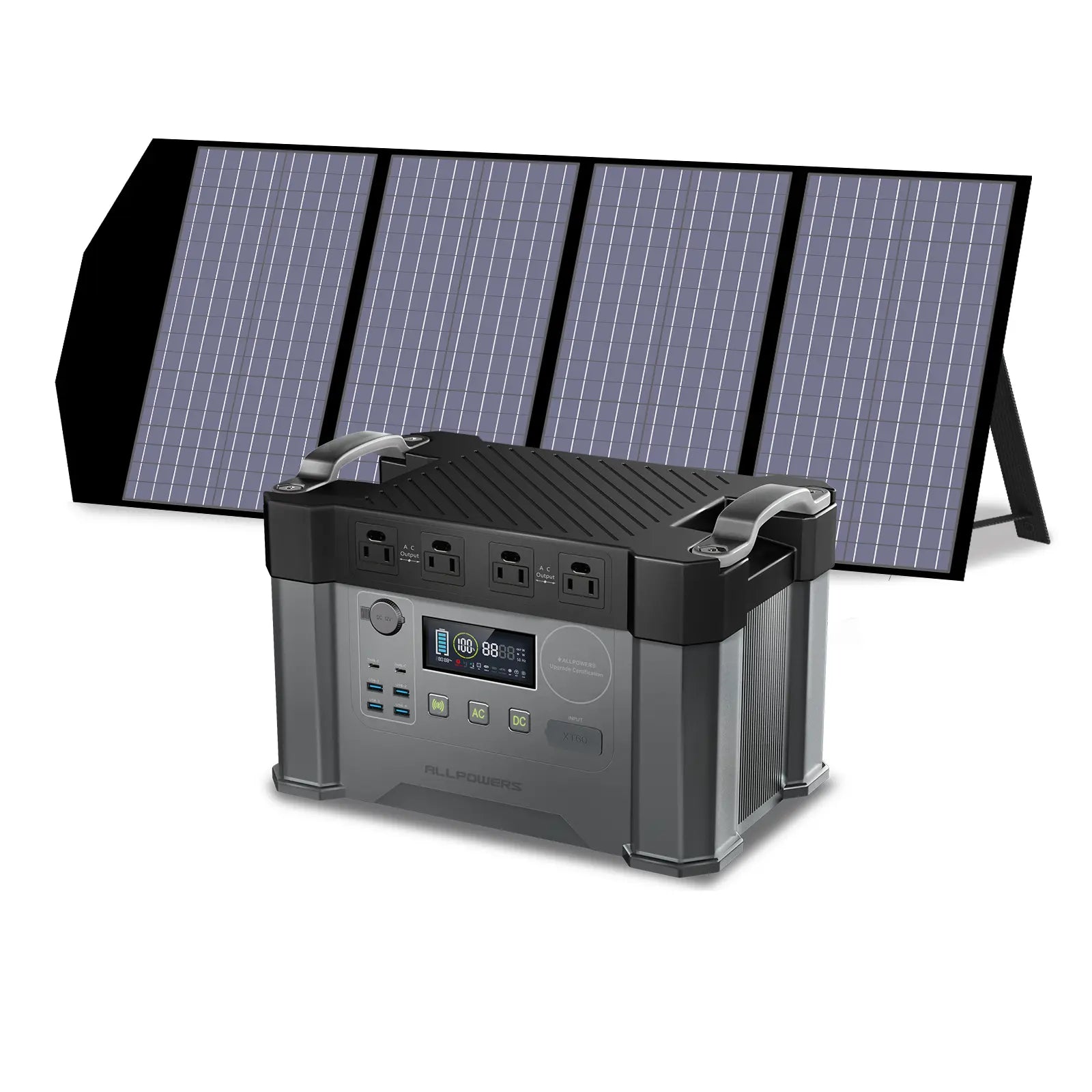 ALLPOWERS Solar Generator Kit 2000W (S2000 + SP029 140W Solar Panel)