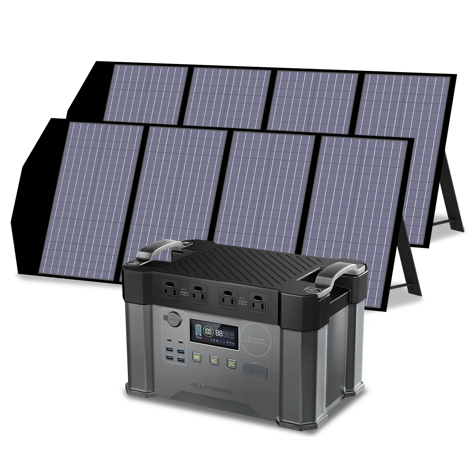 ALLPOWERS S2000 Pro + 140W Solar Panel SP029 | 2400W Solar Generator Kit