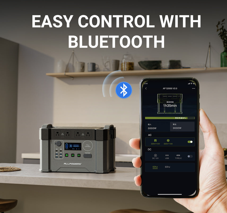 Remote Control Via ALLPOWERS APP