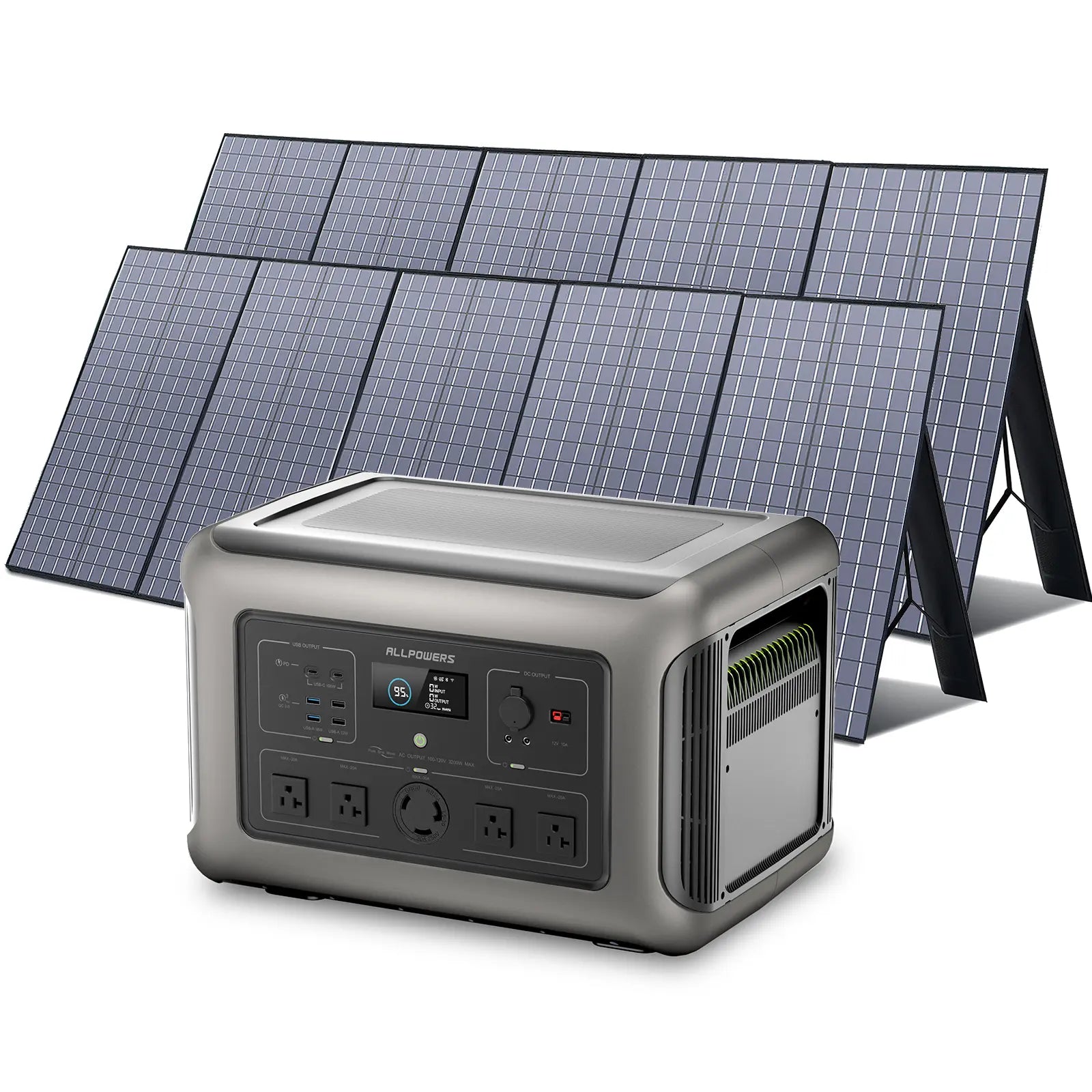 ALLPOWERS Solar Generator Kit 3200W (R3500 + SP037 400W Solar Panel) ALLPOWERS Solar Generator Kit 3200W (R3500 + SP037 400W Solar Panel)