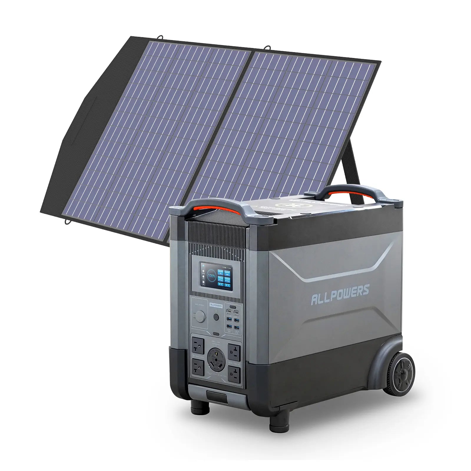 ALLPOWERS Solar Generator Kit 3600W (R4000 + SP027 100W Solar Panel)