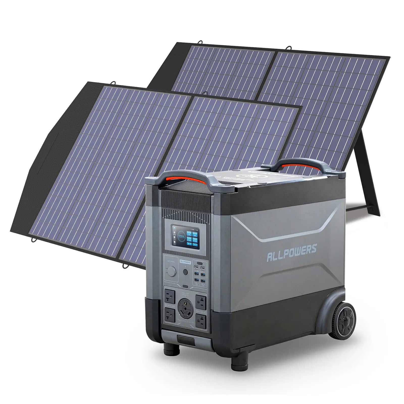 ALLPOWERS Solar Generator Kit 3600W (R4000 + SP027 100W Solar Panel)