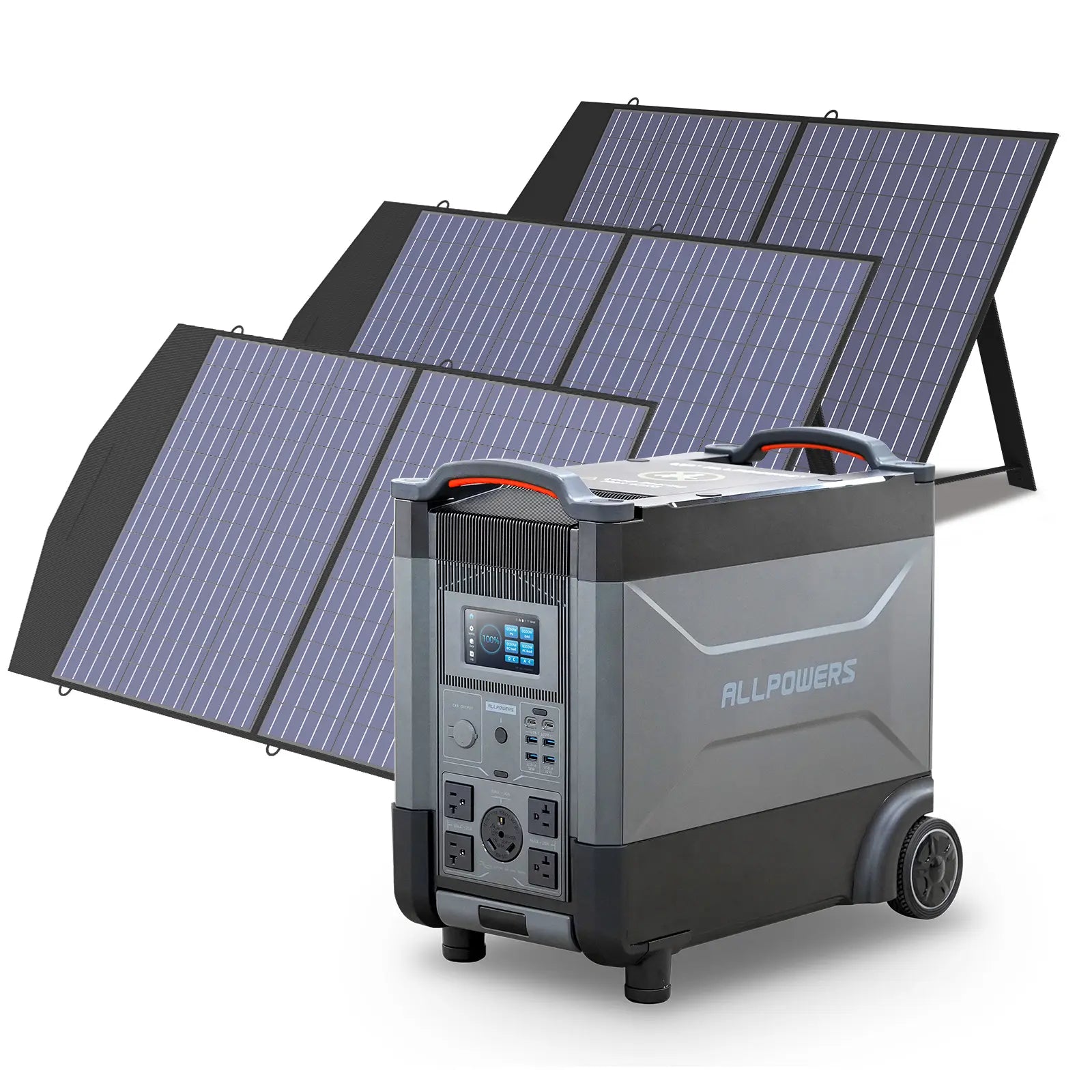 ALLPOWERS Solar Generator Kit 3600W (R4000 + SP027 100W Solar Panel)