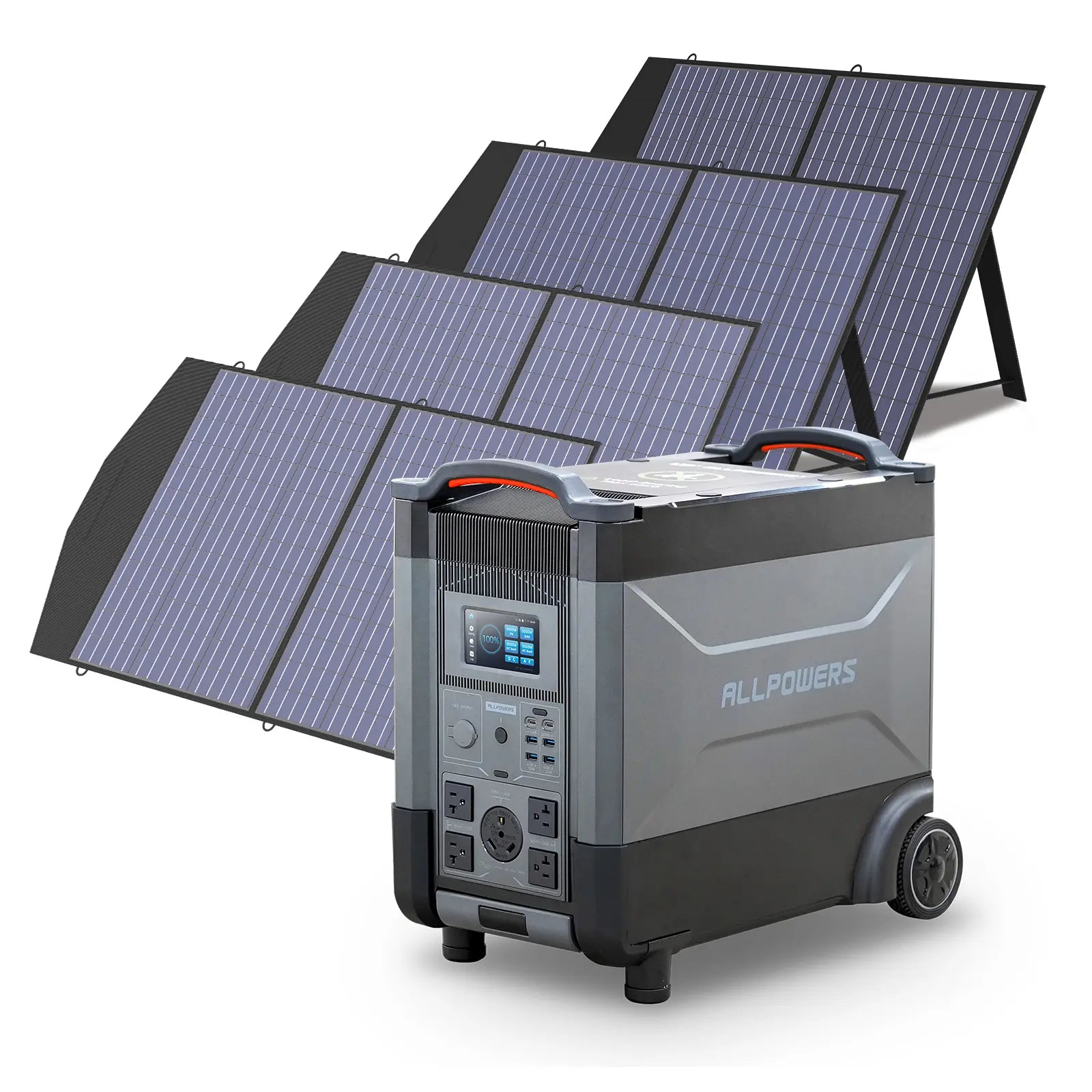 ALLPOWERS Solar Generator Kit 3600W (R4000 + SP027 100W Solar Panel)