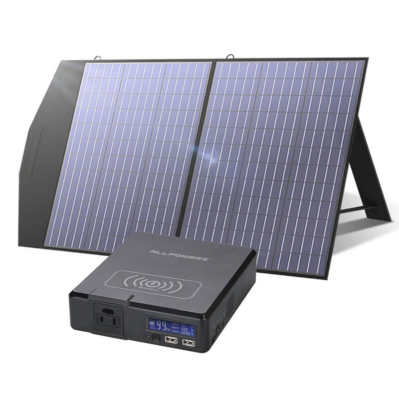 200W Portable Power Station with Solar Panel