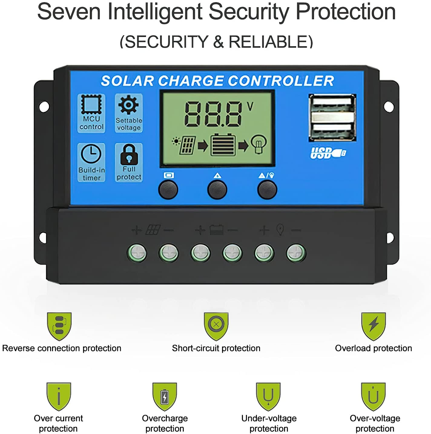 ALLPOWERS 30A Solar Charge Controller