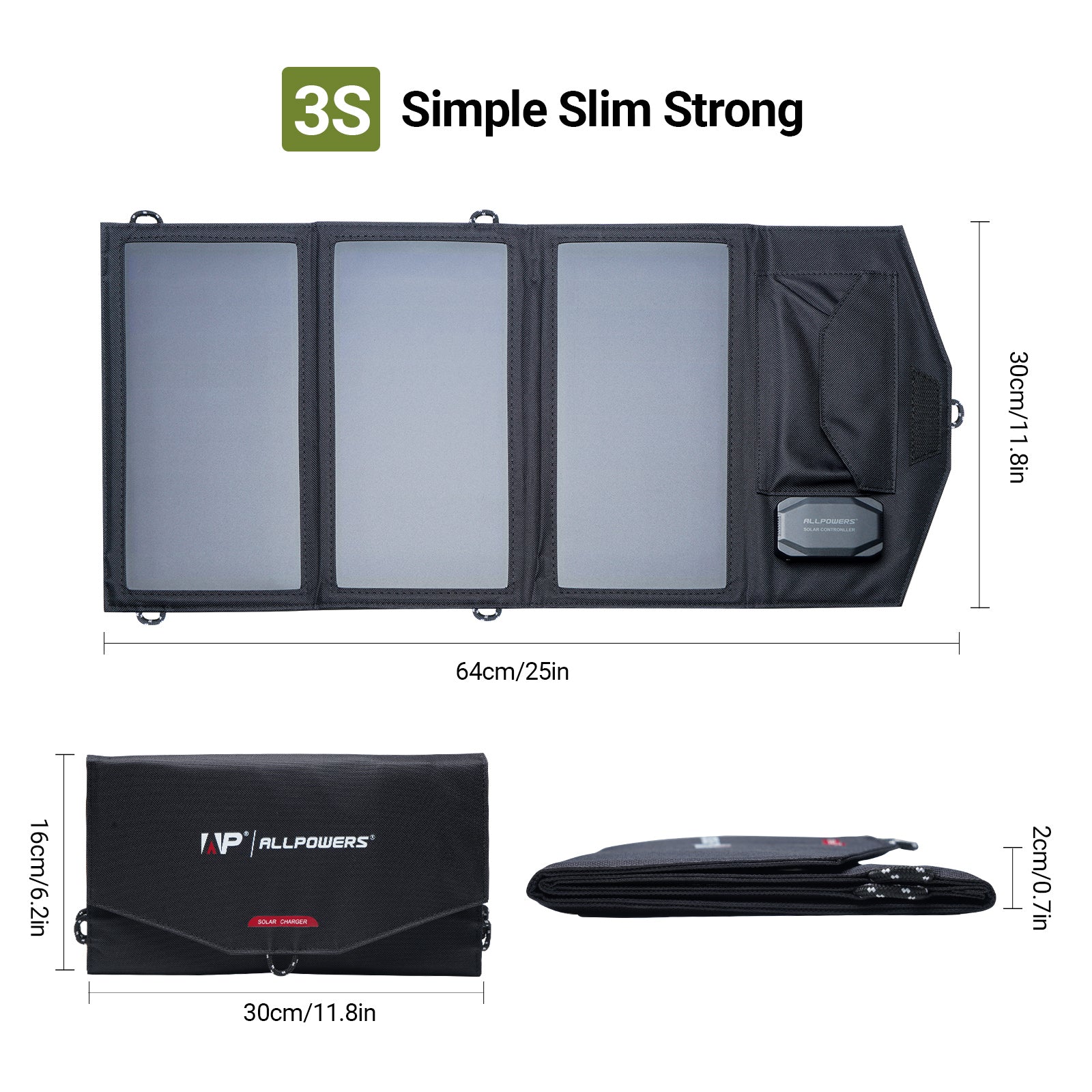 ALLPOWERS 18V 21W Solar Panel ALLPOWERS 18V 21W Solar Panel