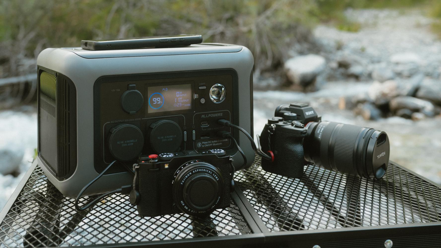 How to Charge a Camera Battery While Camping