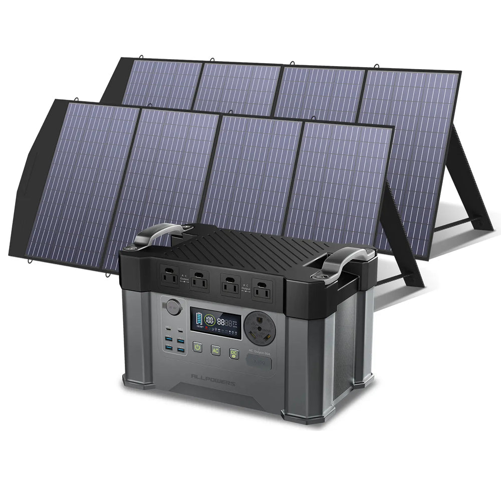 Générateur Solaire ALLPOWERS S2000 Centrale Portable + Panneau Solaire SP037 400W 