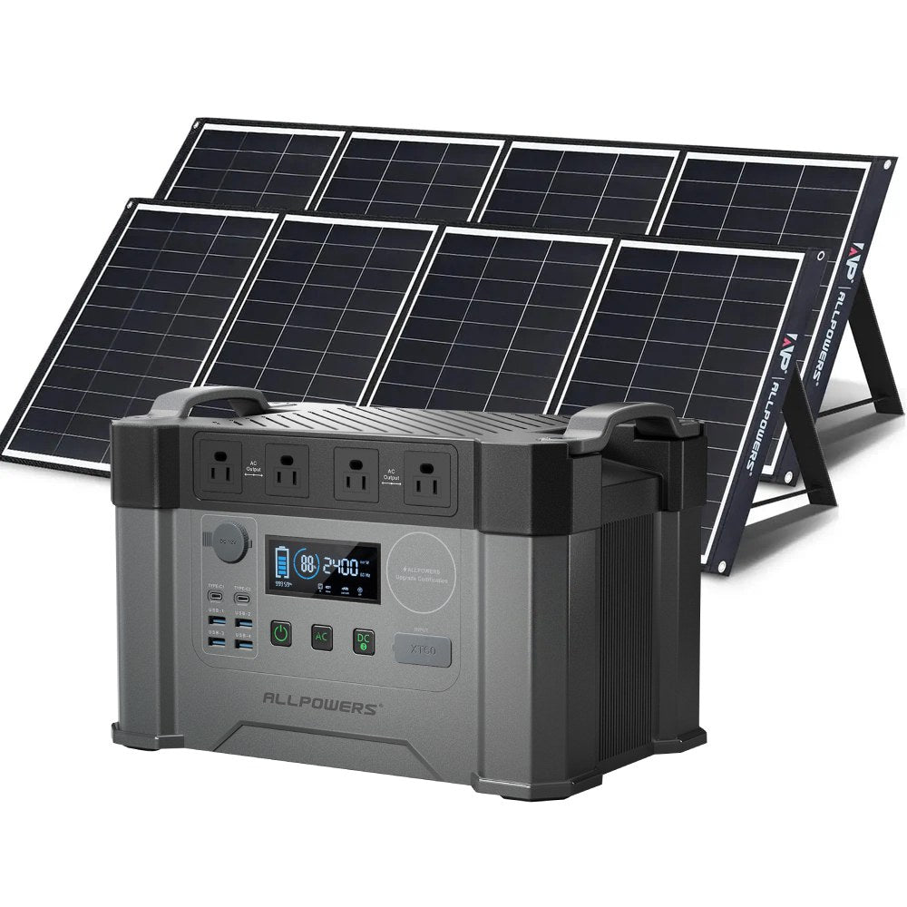 ALLPOWERS Solar Generator Kit 2400W (S2000 Pro + SP035 200W Solar Panel)
