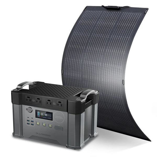 ALLPOWERS S2000 Pro + 100W Panel | Solar Generator Kit 2400W