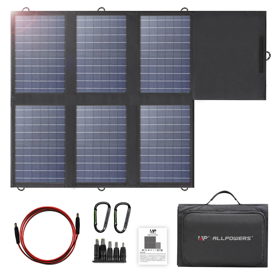 ALLPOWERS S200 Solar Generators Portable Power Bank 200W 154Wh with SP026 60W Solar Panels