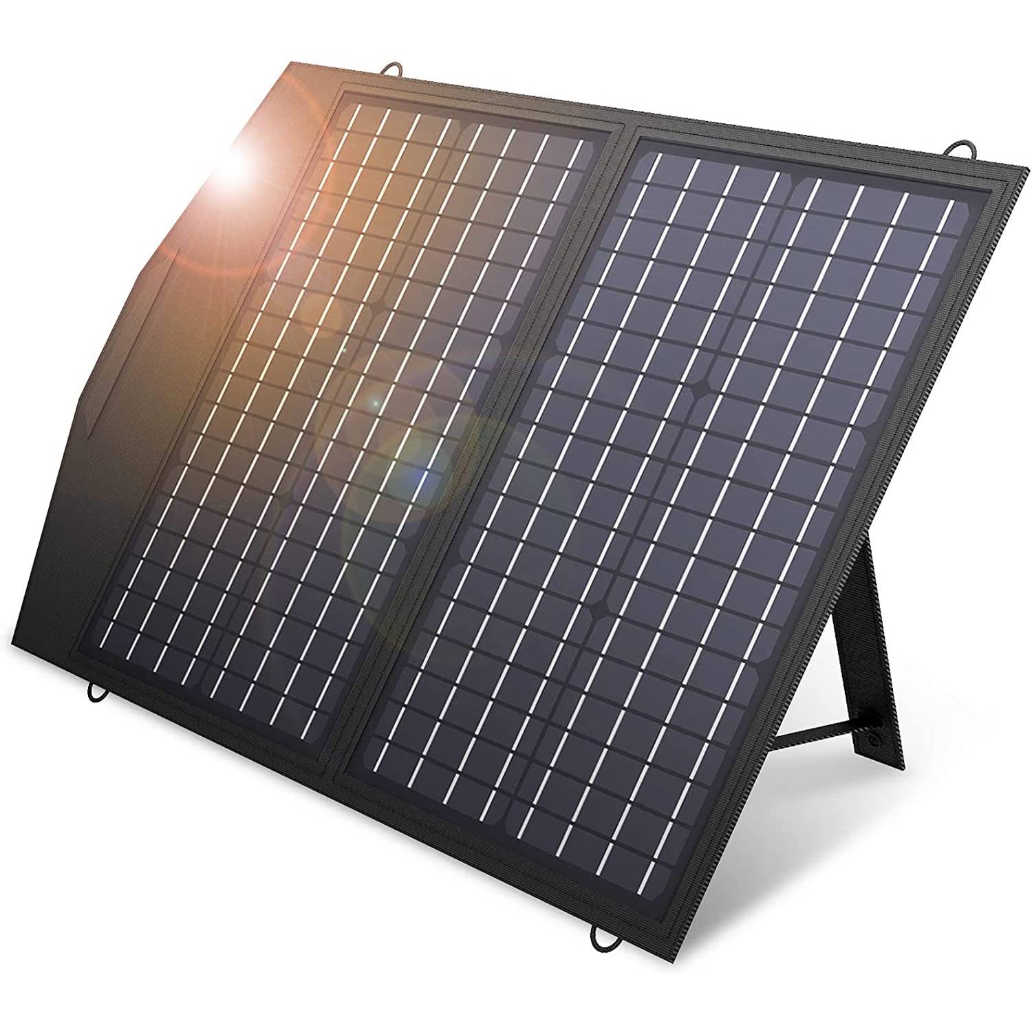 Allpowers Panel Solar Plegable De 100w 18v Portatil Impermeable