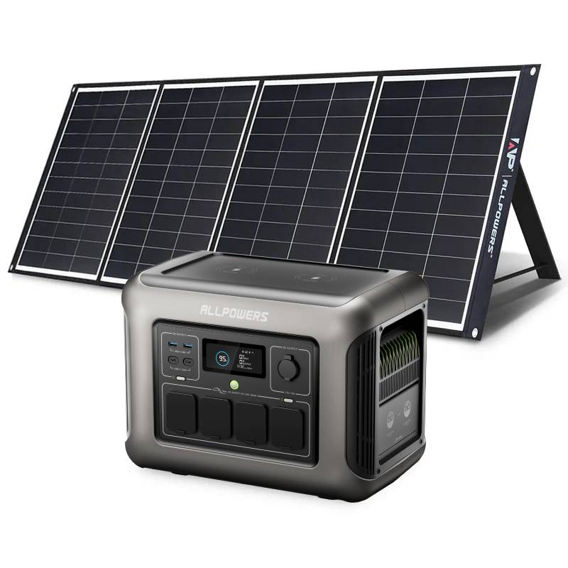 ALLPOWER Solar Generator Kit 1800W (R1500 + SP035 200W Solar Panel)