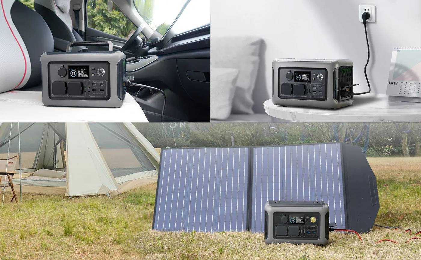 ALLPOWERS R600 + 140W Panel | Solar Generator Kit 600W