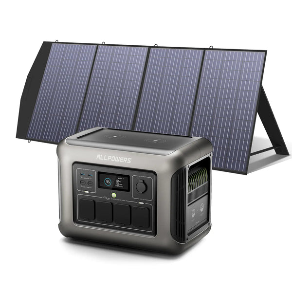 ALLPOWERS R1500 LITE + 200W Solar Panel |  1600W Solar Generator Kit
