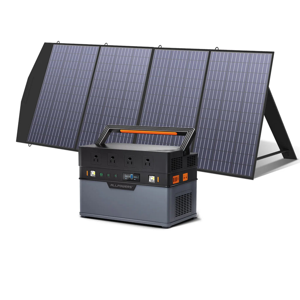 ALLPOWERS Solar Generator Kit 1500W (S1500 + SP033 200W Solar Panel)