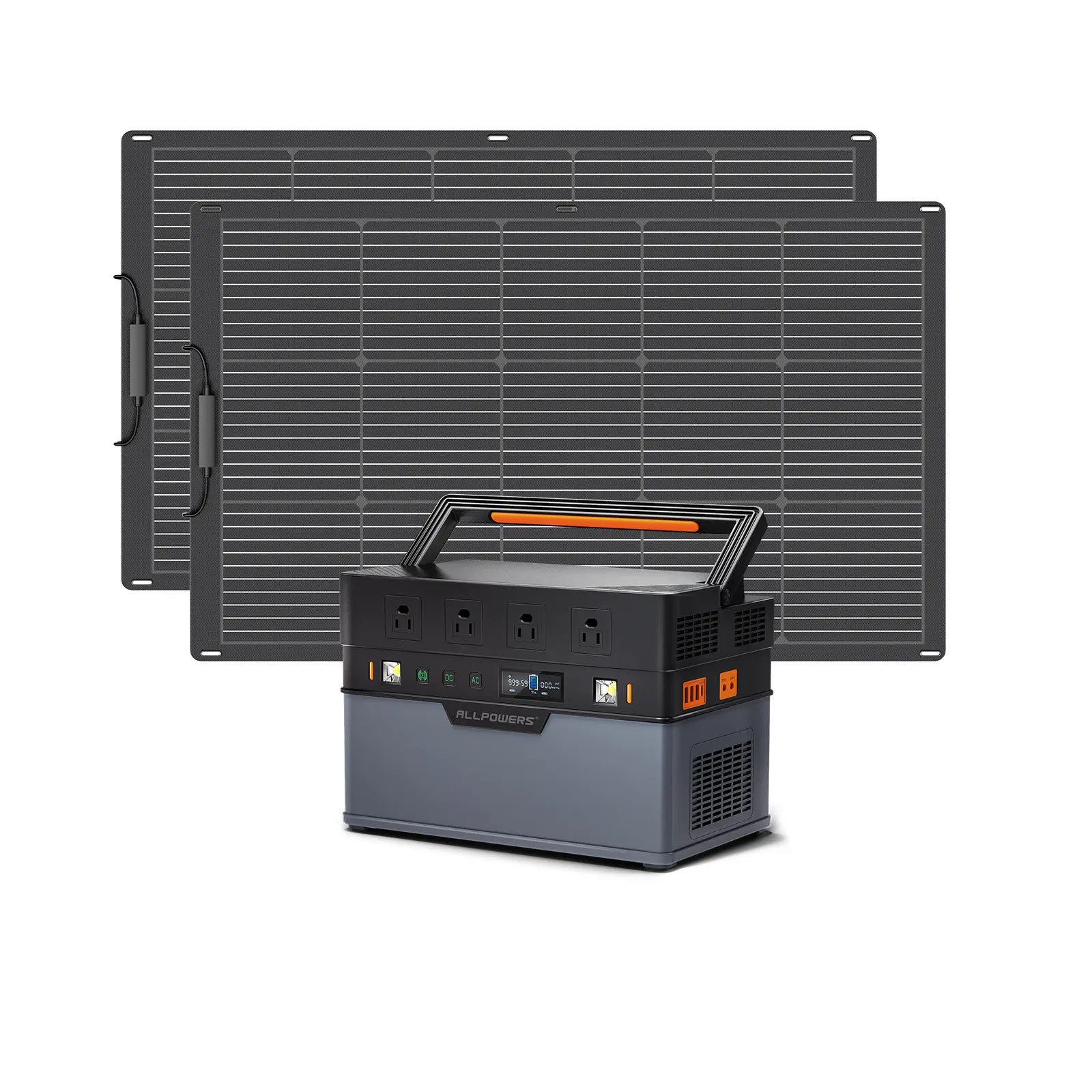 ALLPOWERS Solar Generator Kit 1500W (S1500 + 2 x SF100 100W Flexible Solar Panel)