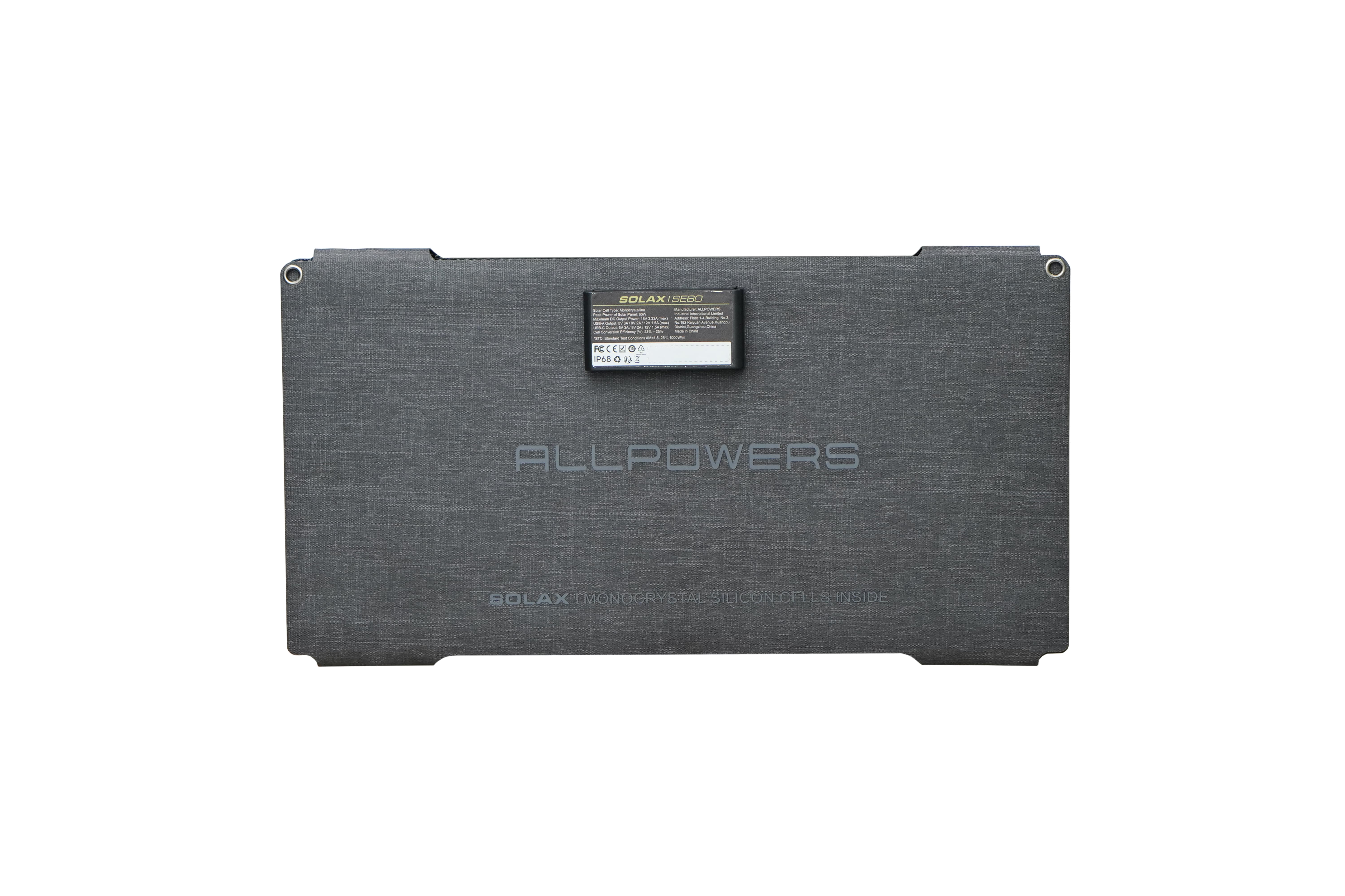 ALLPOWERS SOLAX SE60 | 60W Portable Solar Panel