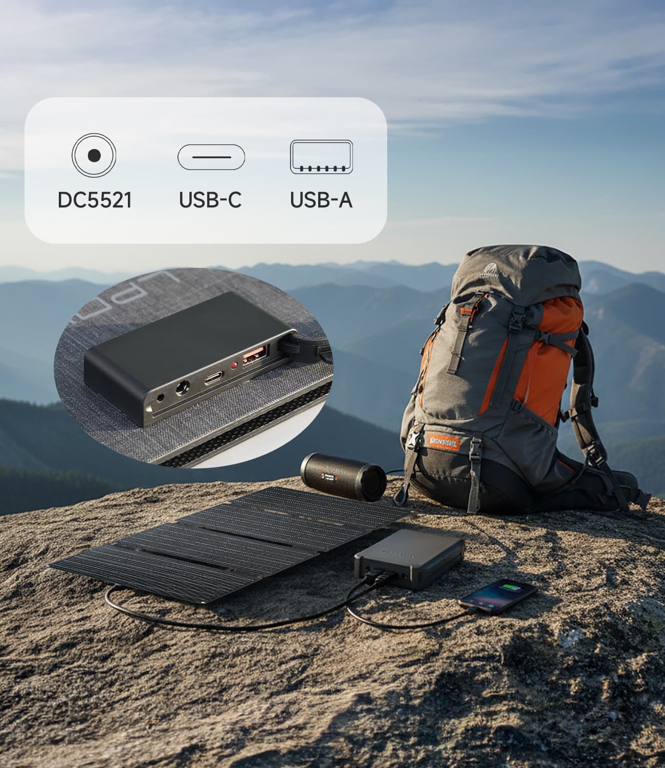 ALLPOWERS SOLAX SE60 | 60W Portable Solar Panel