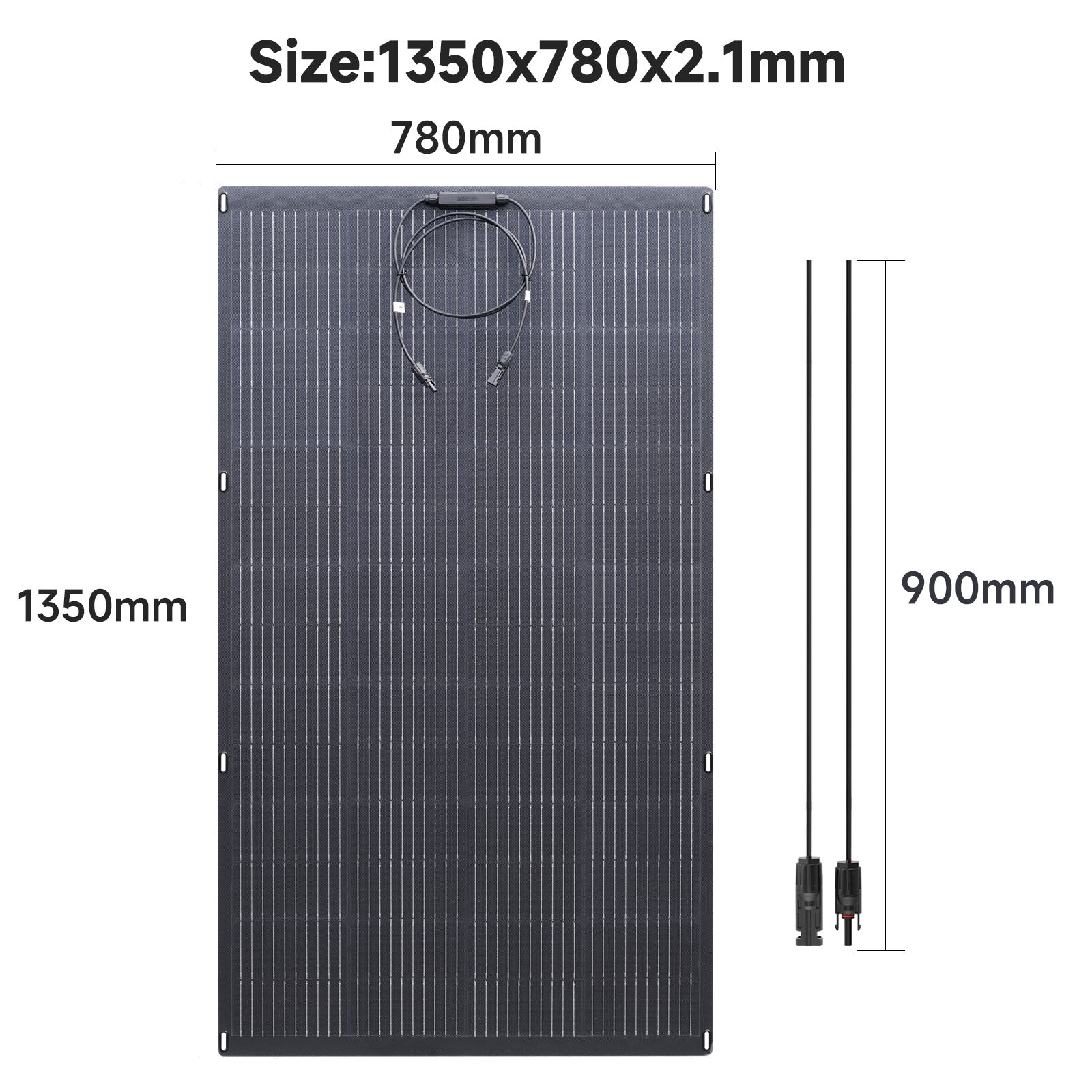 ALLPOWERS Solar Generator Kit 2500W (R2500 + SF200 200W Flexible Solar Panel)