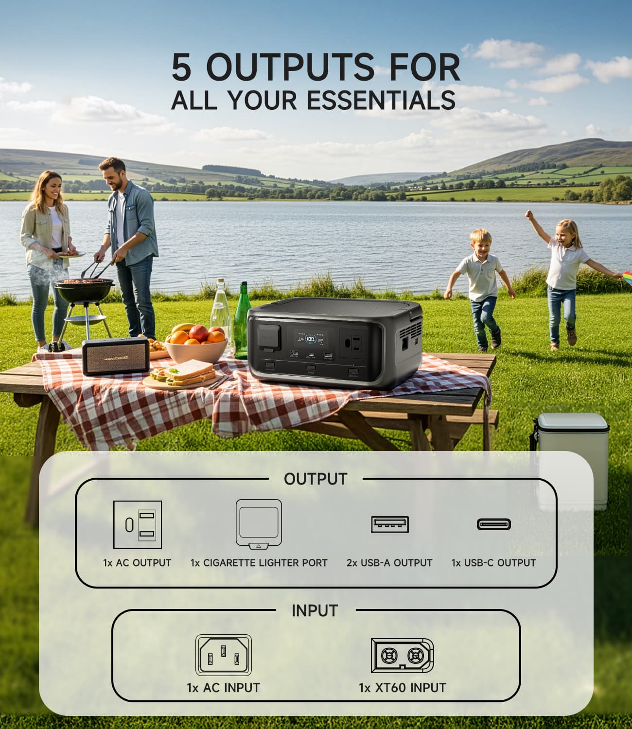 ALLPOWERS VOLIX P300 Portable Power Station | 300W 256Wh