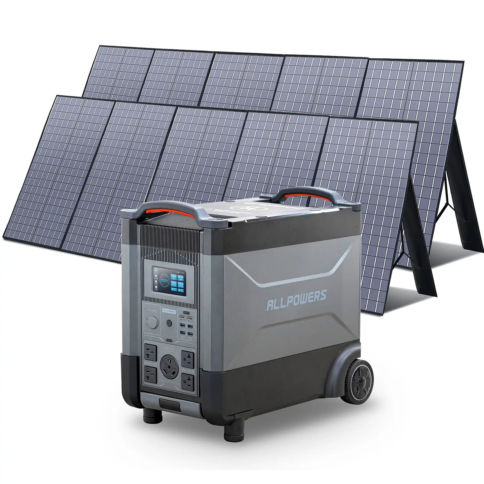 ALLPOWERS Solar Generator Kit 3600W (R4000 + SP037 400W  Solar Panel)