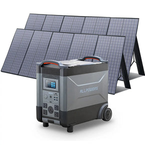 ALLPOWERS Solar Generator Kit 3600W (R4000 + SP037 400W  Solar Panel)