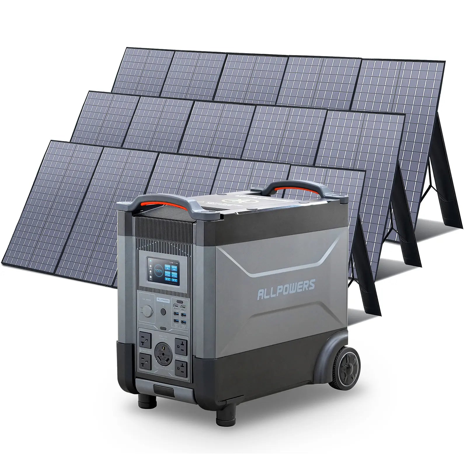 ALLPOWERS Solar Generator Kit 3600W (R4000 + SP037 400W  Solar Panel)