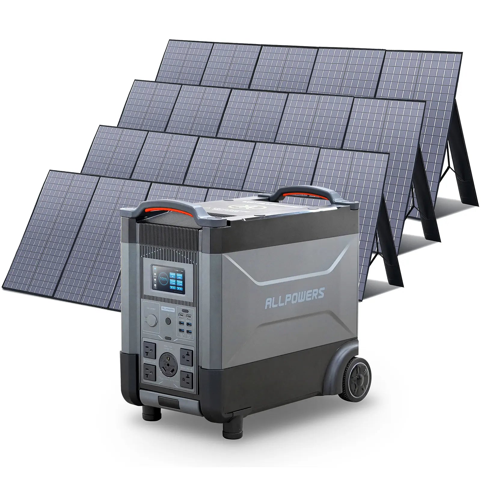 ALLPOWERS Solar Generator Kit 4000W (R4000 + SP037 400W  Solar Panel)