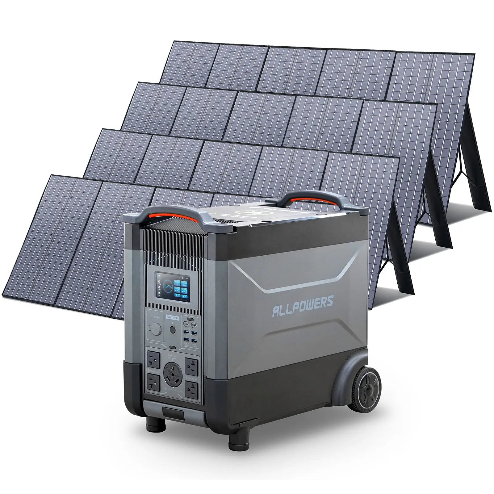 ALLPOWERS Solar Generator Kit 3600W (R4000 + SP037 400W  Solar Panel)