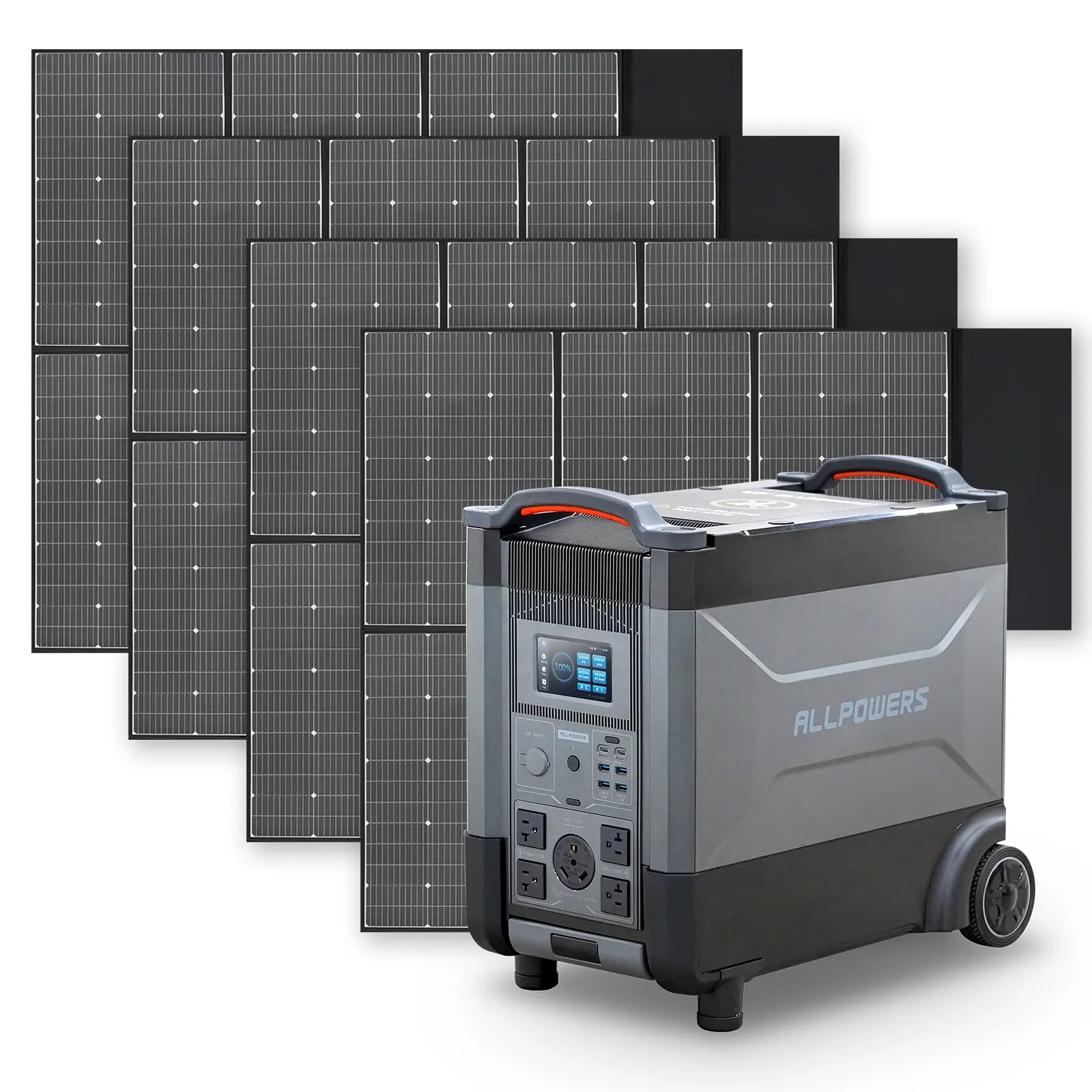 ALLPOWERS 700W Solar Generator with Solar Panel included, 606Wh