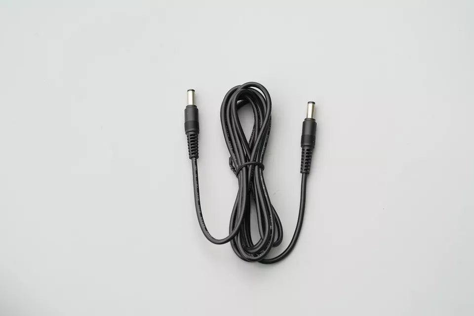 ALLPOWERS DC5.5*2.5/2.1 Male To Male Power Cable 10A Double Male For LED, Monitors, 18VDC