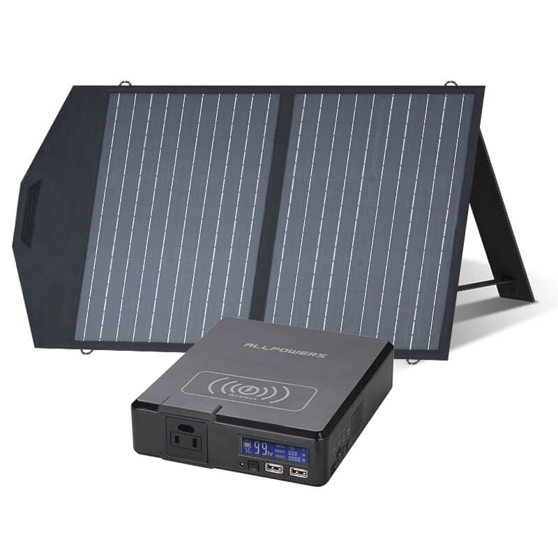 ALLPOWERS S200 Portable Power Bank 200W 154Wh (S200 + SP020 60W Solar Panel)
