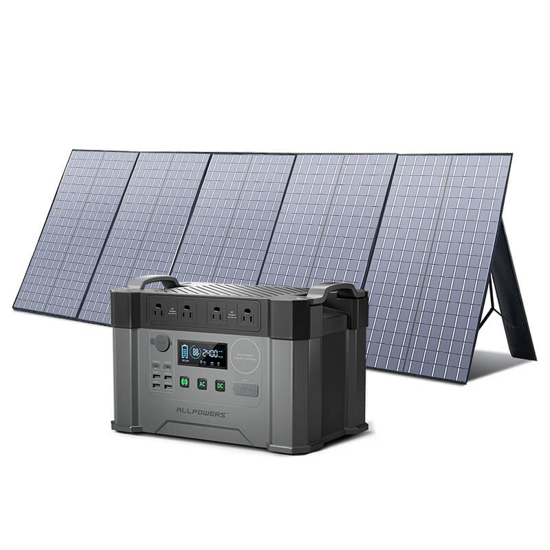 Allpowers S2000 1500wh 2000w Portable Power Station , 110/230v