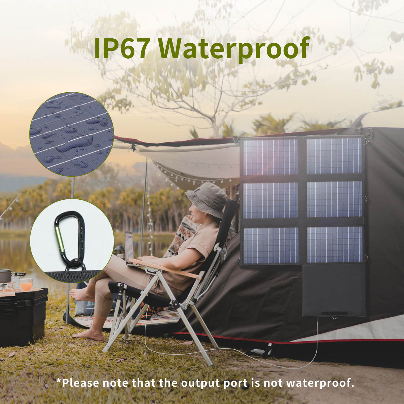 ALLPOWERS SP026 Polysilicon Foldable Solar Panel 60W