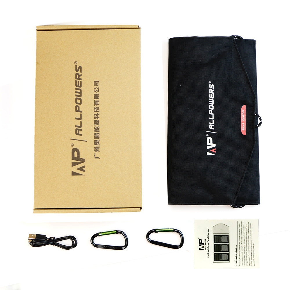 Chargeur de panneau solaire portable ALLPOWERS 5V21W (pas de batterie intégrée)